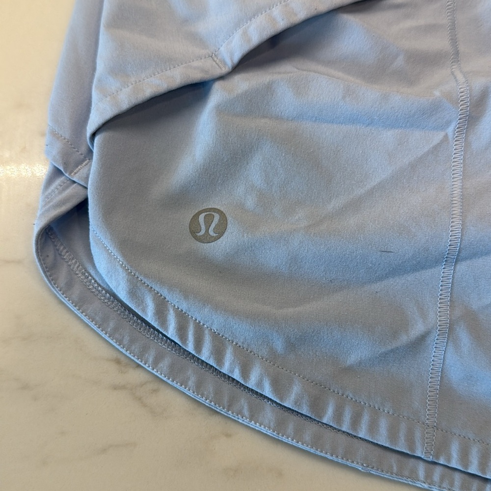 Lululemon Athletica Light Blue Athletic Shorts - Picture 2 of 5